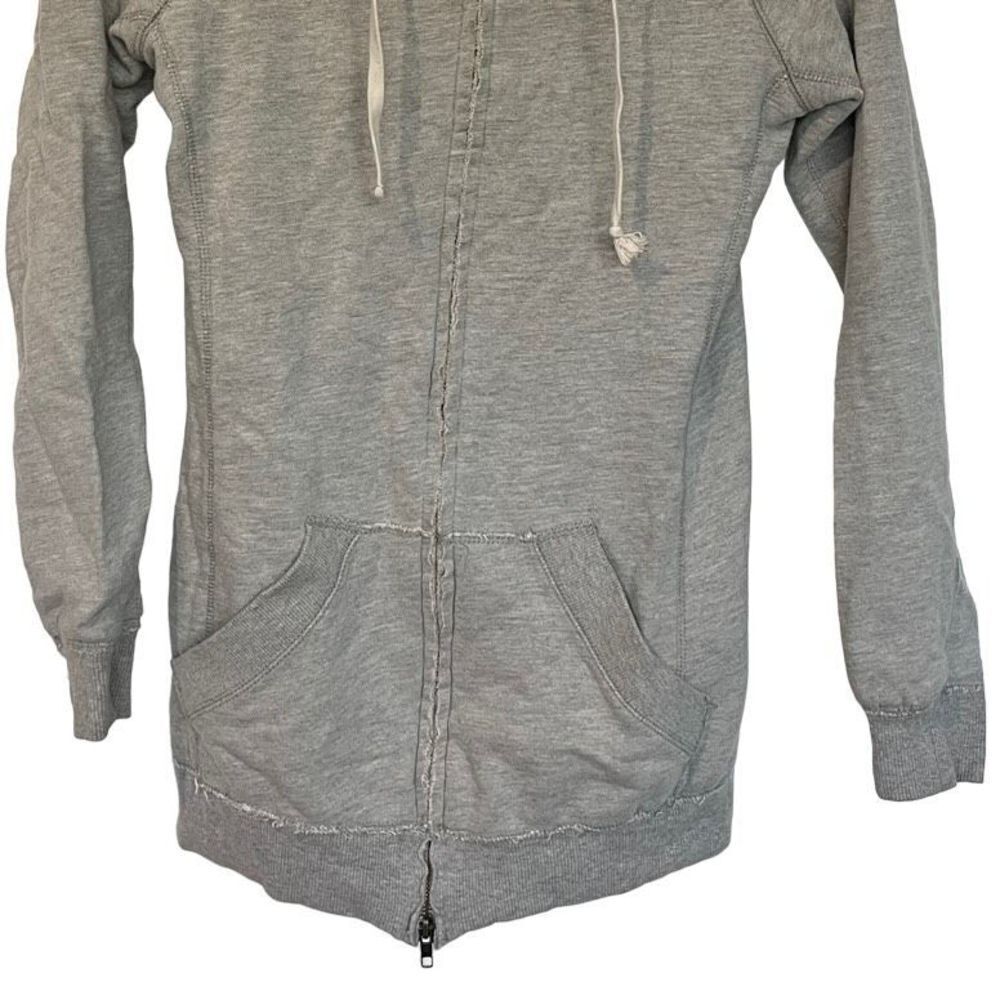 New Era Teen Women's Juniors Sherpa Fleece Lined Zip Up Hooded Sweatshirt Gray S - Picture 6 of 7